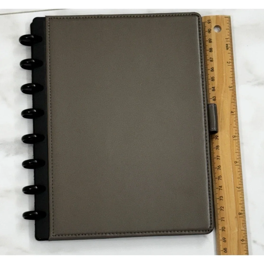 Tul notebook tan 8 1/2 x 7 inches
